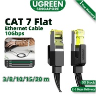 UGREEN Cat 7 10Gbps Flat Braided Ethernet Cable Durable High Speed Patch Cord cat7