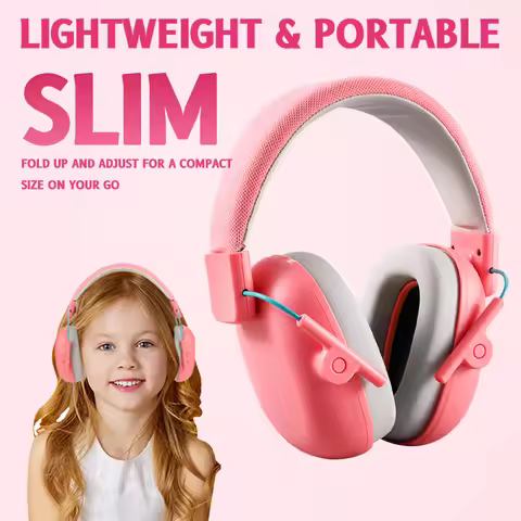 Children Kids Ear Protector Earmuffs Kids 27dB Hearing Protection Soundproof Headphone Safety Reduct