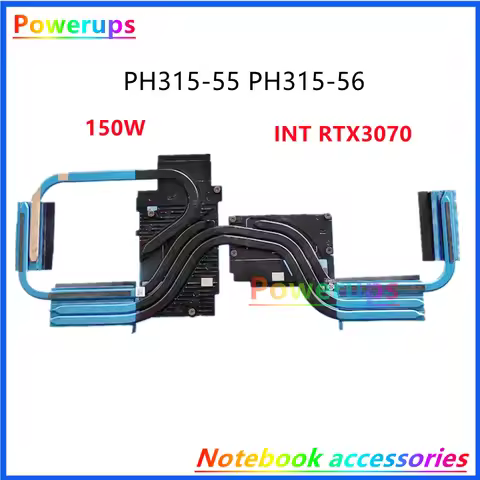 New Original Laptop CPU/GPU Cooler Heatsink For Acer Predator Hello 300-15 PH315-55 PH315-56 INTEL R
