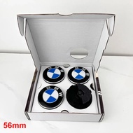 ฝาครอบล้อรถลอยตัว4ชิ้น56มม./68มม. รถ BMW ของตกแต่งดุมล้อสำหรับ BMW X1 X2 X3 X4 X5 X6 E84 E46 F34 F48