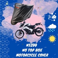 MOTORCYCLE COVER FOR PULSAR NS200 (NO GIVI BOX/TOP BOX)