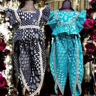 Chandralekha Series Kids Tops with Dhoti Pants for baby girls  Floral Gold Silver Lace