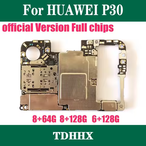 256GB Original Unlocked for HUAWEI P30 Motherboard with Full Chips Logic Board P30 Mainboard Good Wo