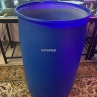 ℗☾Tong Drum Plastik/Tong Air 200 Liter / Blue Drum Plastic / Bekas Tong