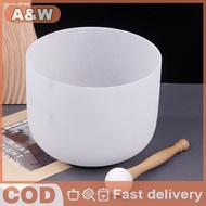 Crystal Quartz Singing Bowl 8 Inch 432Hz Yoga Meditation Sound Bowls Tibetan Crystal Bowl Sound Heal