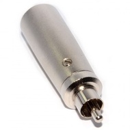 3pin XLR Connector Adapter XLR Male TO RCA Male