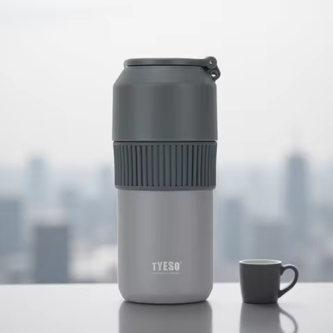 Tyeso High-Performance Insulated Cold Vacuum Flasks Portable Large Capacity Lightweight Tumbler for 