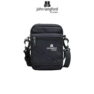 JOHN LANGFORD Men's Pouch Bag / Polyester / Black / JLP193N1