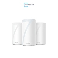 TP Link Deco BE85 BE22000 1 2 3 Pack Tri-Band Whole Home Mesh WiFi 7 System TPLink TP-Link