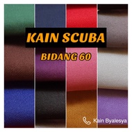 KAIN SCUBA BIDANG 60_JAHIT AWNING/PALAZO [1 METER ]_