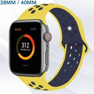 GG Apple Watch 38MM/40MM/42MM/44MM Silicone Strap Sport Band tali jam tangan 手表带