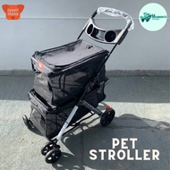 Pet Stroller For Cats and Small Dogs Pet Fordable 4-wheel Travel Stroller BL04