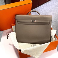 本週出位價👍Display~全新HERMES公事包 Y刻 KELLY DEPECHES 36 ETOUPE EPSOM PHW 大象灰銀扣 #BRAND NEW #香榭站正品