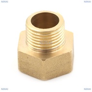 NIHAI Metal Brass Metric BSP G 3 4 Female to NPT 1 2 Male Pipe Fitting Adapter Metal Brass Metric BS