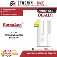 EuropAce 7,000 BTU Casement Aircon EAC 701W