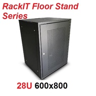 Hotdeal RackIT Standard 19" 600x800 Floor 28U Stand Server Rack - 28U Server Rack - 28U Rak Server