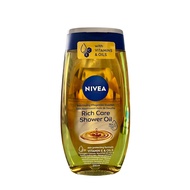 Nivea Shower Oil Natural Caring 200ml for Dry skin O7P3
