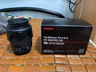 Sigma 18-250mm for canon