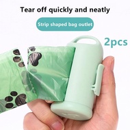 X.B.K 2Pcs Dog Poop Bag Carrier Portable Pet Waste Bag Dispenser Simple Stylish Dog Garbage Holder D