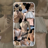 Spoof character abs male model mobile phone case iPhone 13 Case Apple 11 12 14 promax Burst XR XS 7 