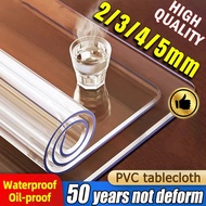 【100 times better quality than cheap tablecloths】 Thickness 2.3mm pvc table cover PVC Round Table Pr