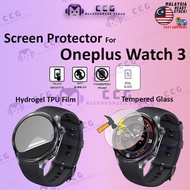Oneplus Watch 3 Screen Protector Tempered Glass / Watch 3 Hydrogel TPU Soft Film Oneplus Accessories