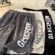 Ready Stock American Tie-Dye Shorts Men 2026 Summer Dopamine Loose Casual Sports 5/8 Pants HK Style 
