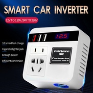 SMART Taffware Car Power Inverter Converter USB Charging 12/24V 100W - EA851 - White