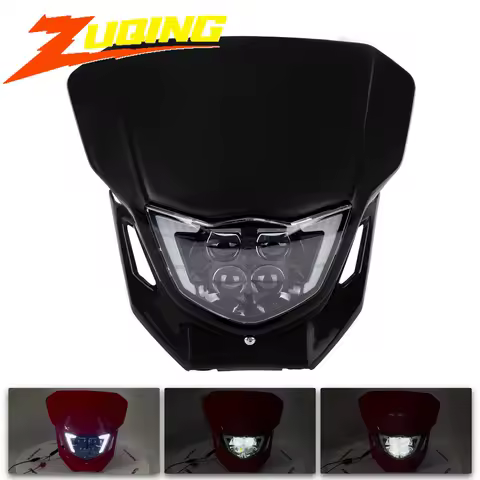 Motorcycle LED Headlight For Yamaha WR250F WR450F YZ250F YZ450F 2015-2019 Motocross HD Headlamp Modi