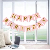 Happy Birthday Banner Flag Love Banner Flag