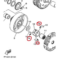 CLUTCH ONE WAY PLASTIC COVER AUTO MANGKUK AUTO SPRING KECIL ONEWAY ORI YAMAHA LC135 V1 V2 V3 V4 V5 V
