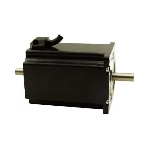 Double shaft 4wires NEMA23 Stepper motor 370oz-in Shaft diameter 8mm 4.0A 2.6NM for laser printing