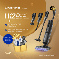 [NEW] Dreame H12 Dual Wet Dry Vacuum Floor Cleaner Mop Combo 4-in-1 | Dual Edge Cleaning | Hot Air D