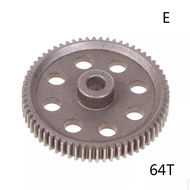 HSP Parts Steel Metal 64t Spur Main Gear For 1/10 RC Car 94123/94107