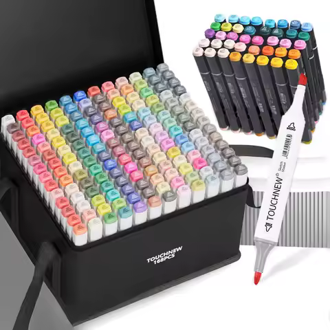 TOUCHNEW 40/60/80/168 Colors COPIC Alcohol Makrers Set Drawing Markers Dual Tip Permanent Sketch Mar