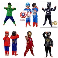 Avenger Hulk spiderman captain america iron man black panther venom Children's Clothes Costume Free Mask
