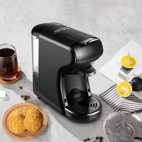 Capsule coffee machine 3 in 1 Expresso coffee machine American Coffee machine Automatic coffee machi