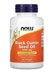 NOW Foods Black Cumin Seed Oil 1000 mg 60 Softgels