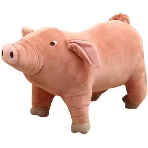 Kawaii Comforting Pig Simulated 25/40/50cm Hugging Pillow Cuddling Soothing Companion Christmas