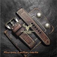Leather watch strap vintage leather watch strap leather strap watch strap 20mm 22mm