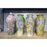 Bat Trang cricket stick shaped flower vase, 34cm high, 11cm mouth