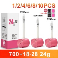 Ridenow superlight 24g TPU Tube 700x18-28c Road Bike Inner Tire 45mm/65mm/85mm 700c Super Light Inne