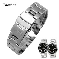 22mm Diving Stainless Steel Strap For Casio Duro Mdv107-1A MDV106-1A Watch Wristband 3 Styles Bracelet Watch Accessories Band