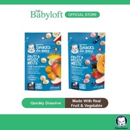 GERBER Fruit & Veggie Melts Snacks for Baby 8+ Months