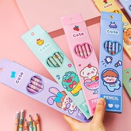 HB Stationery Pencil Set 6 Pcs with Cute Characters