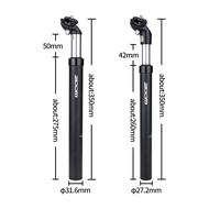 Zoom suspension Seatpost soft saddle pole 27.2 - 33.9 mm