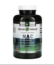 美國Amazing Formulas NAC 乙醯半胱胺酸600毫克,250粒膠囊