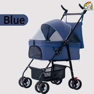 Pet Trolley Outdoor Foldable Pet Stroller For Dog stroller Pet Carrier Dog Cat Stroller For Dogs