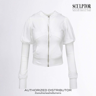 SCULPTOR® เสื้อฮูดดี้ Solid Zip-Up Hoodie