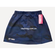 Yonex 664 Badminton Skirt Black Pattern